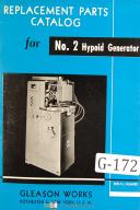 Gleason-Gleason No. 2, Hypoid Generator Machine, Parts Manual Year (1953)-#2-No. 2-01